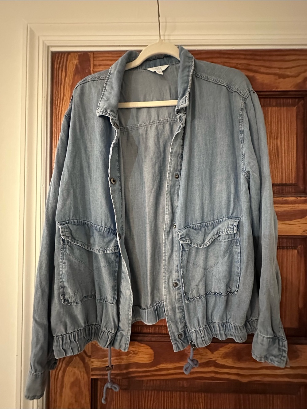 Time and Tru Light Blue Denim Jean Jacket